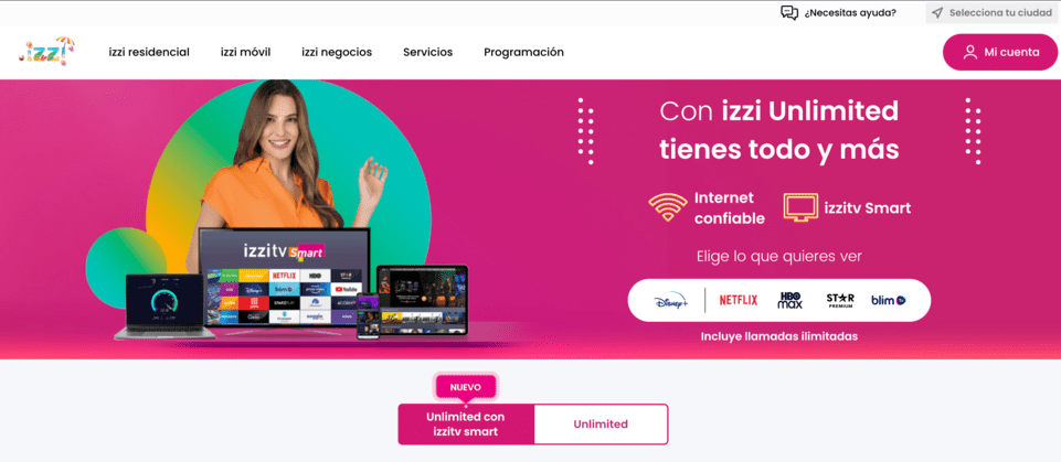 Izzi promociones en Interent